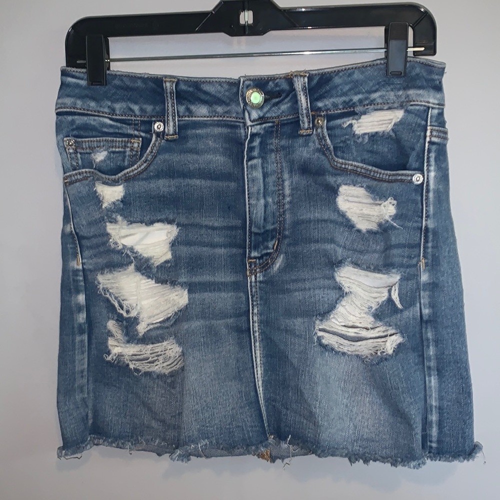 American Eagle Denim Skirt Size 6